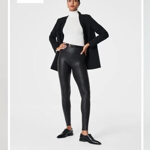 Spanx Faux Leather Leggings Sz.S/P